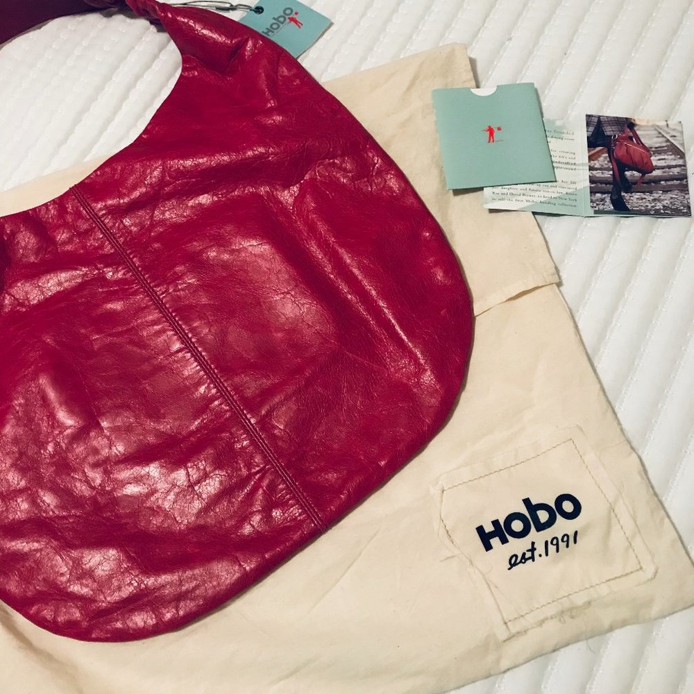 NWT HOBO Genuine Leather Hot Pink Purse